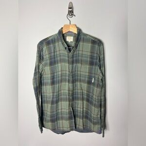 Levitate Cotton Men’s Plaid Button Up Shirt Long Sleeve XL 782